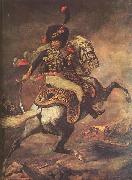 Jean Louis Voille Charging Chasseur by Theodore Gericault oil on canvas